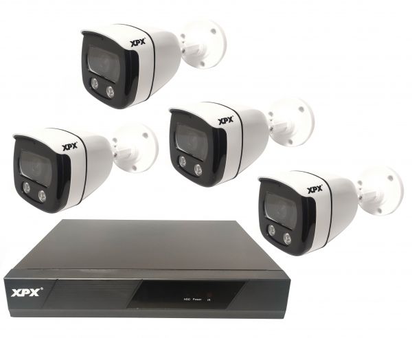 4-х канальный AHD уличный комплект видеонаблюдения XPX 3604 5Mp