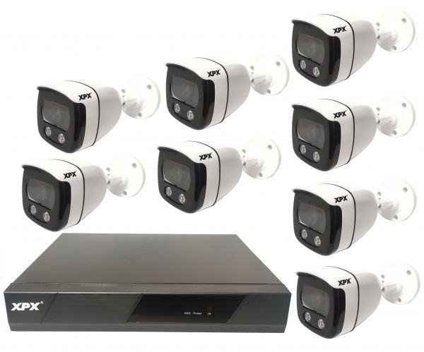 8-ми канальный уличный комплект видеонаблюдения XPX 3608 5Mp