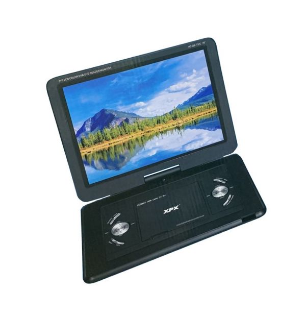 Портативный DVD плеер XPX EA-1668L с цифровым ТВ тюнером (16")