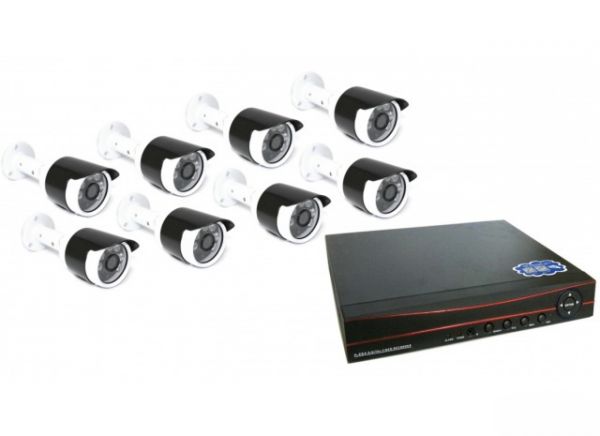8-ми канальный уличный комплект видеонаблюдения XPX 3908 5Mp