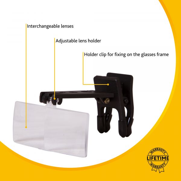 Лупа-очки Levenhuk Zeno Vizor G0 (1.5/2.5/3.5x)