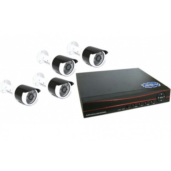 4-х канальный уличный комплект видеонаблюдения XPX 3904 5Mp