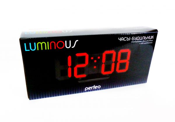 Светодиодный часы-будильник PERFEO "LUMINOUS" PF-663