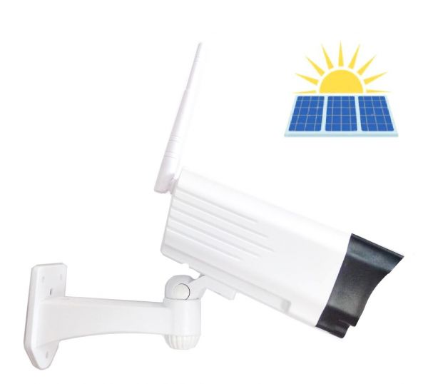 Светильник "Муляж уличной камеры видеонаблюдения" на солнечной батареи с подсветкой YG-1475 20W