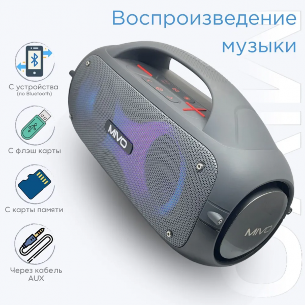 Bluetooth колонка Mivo M24 80Вт