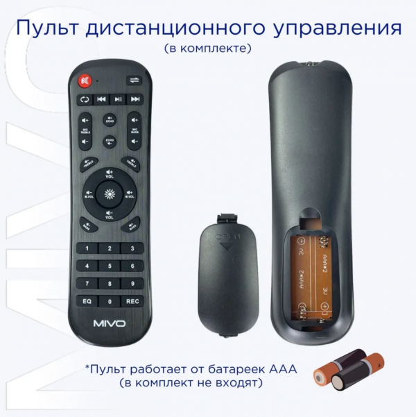 Акустическая колонка MIVO MD-655 с микрофоном BT/USB/TF/FM