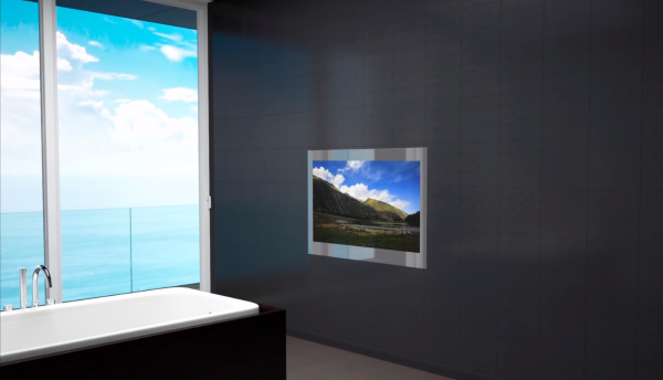 Встраиваемый телевизор для кухни AVS245SMFM (AVS245SM) Magic Mirror HB 23.8"