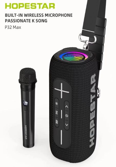 Беспроводная Bluetooth колонка Hopestar P32 Max TWS LED