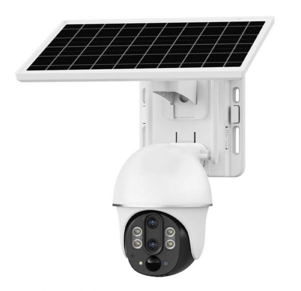 Уличная 4G камера Muweite MU-P9-4G 10X ZOOM с солнечной панелью V380 Pro