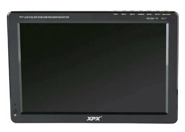 Цифровой портативный телевизор XPX EA-129D 12" DVB-T2