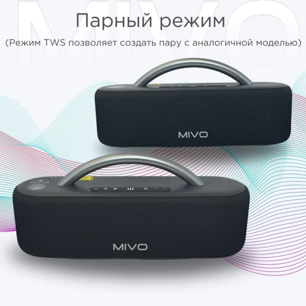 Портативная колонка с проектором Mivo M16 60Вт