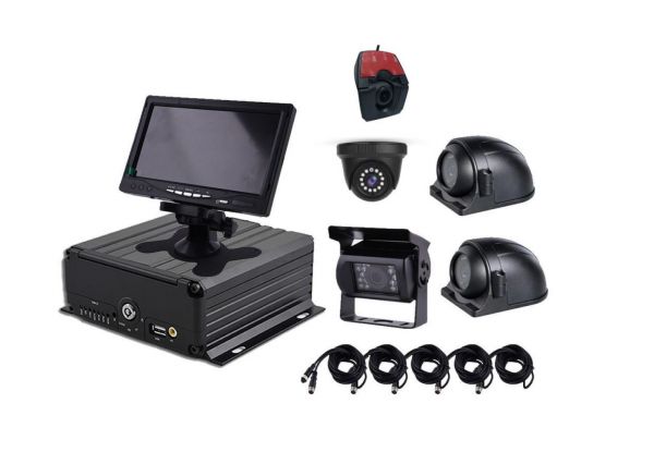 Комплект видеонаблюдения для транспорта Muweite MU-AI6804HG-L 4G GPS