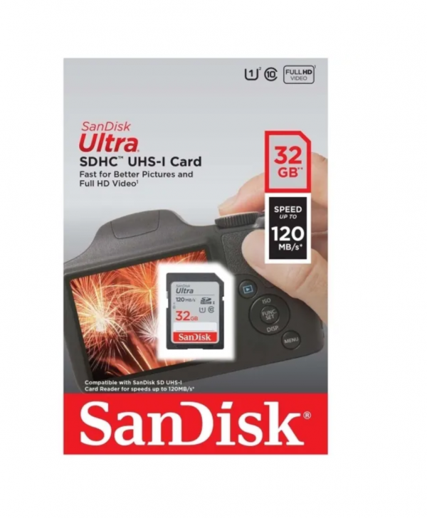 Карта памяти SanDisk Ultra 32 Гб SDHC
