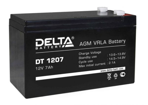 Аккумулятор DELTA BATTERY DT 1207