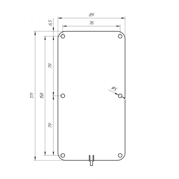 Широкополосная антенна GSM900/1800/3G/4G с кабелем LMR-100 KC5-700/2700C