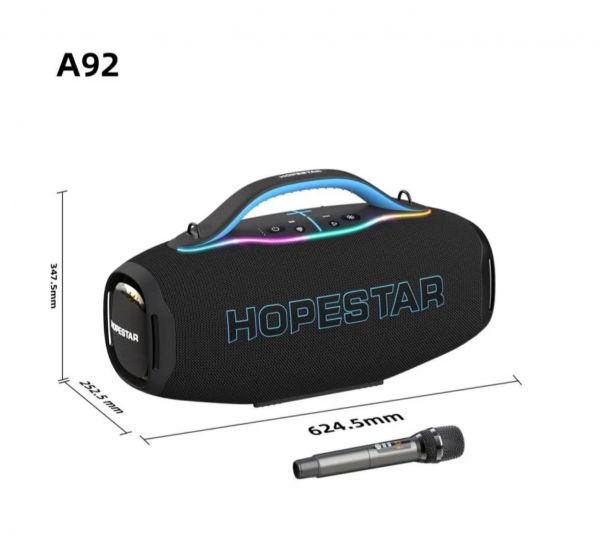 Портативная колонка Hopestar A92 750Вт с микрофоном