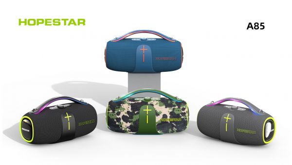 Bluetooth колонка Hopestar A85 400Вт с микрофоном и съемным АКБ