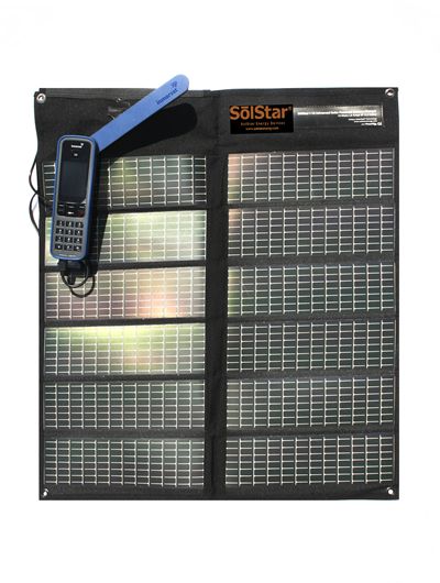 Зарядное устройство SolStar-I10 на солнечных батареях для Iridium 9575, 9555, 9505A