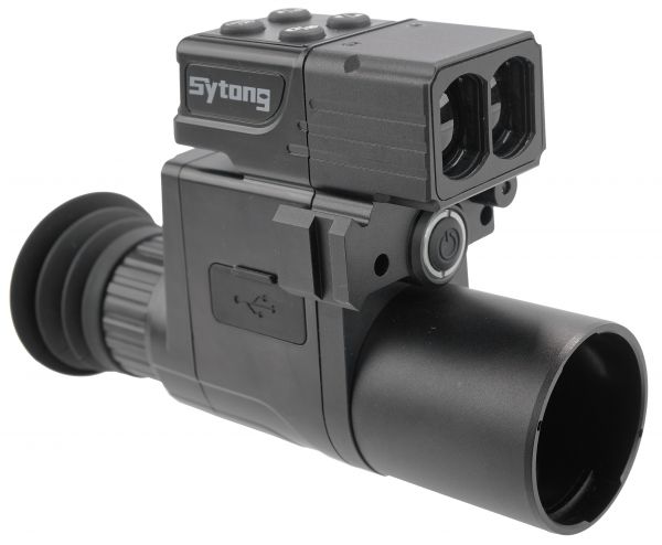Цифровая насадка ночного видения Sytong HT77LRF 1-3.5х (940 nm, D16, USB, дальномер, адаптер 45 мм)