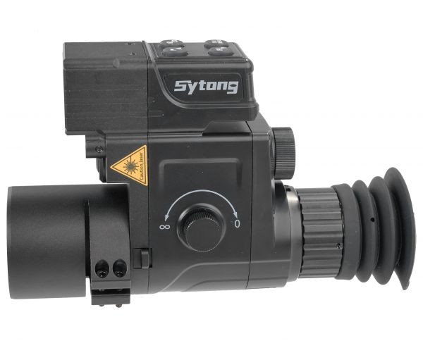 Цифровая насадка ночного видения Sytong HT77LRF 1-3.5х (940 nm, D16, USB, дальномер, адаптер 45 мм)
