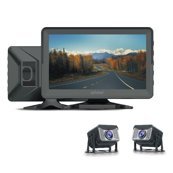 Видеорегистратор-монитор для грузовиков Eplutus D705 7" / две камеры /4 ядра / HD