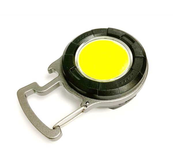 Карманный мини фонарь Огонь H-159 универсальный (Магнит, клипса, карабин)