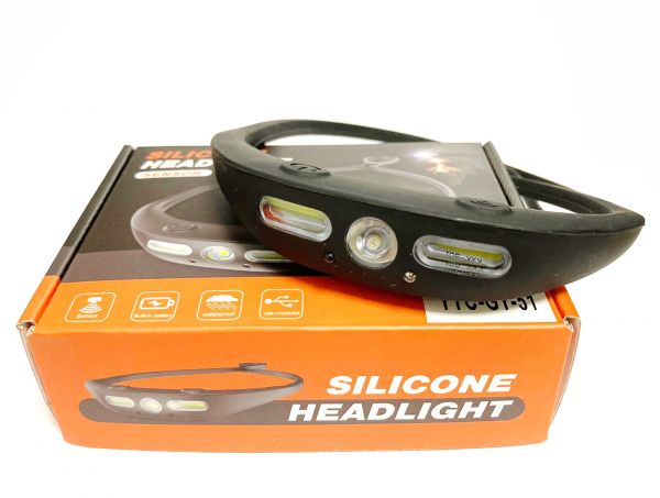 Налобный фонарь SILICONE HEADLIGHT YYC-GY-51 Сенсор