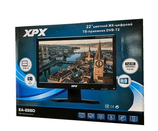 Цифровой телевизор XPX EA-228D 22" DVB-T2