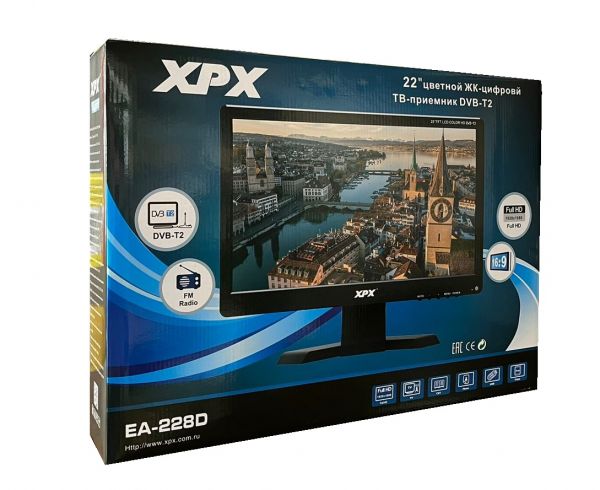 Цифровой телевизор XPX EA-228D 22" DVB-T2