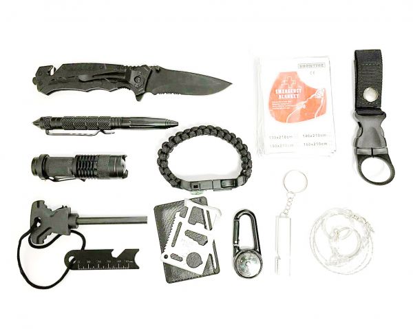 Тактическая поясная сумка с походными принадлежностями первой необходимости TacTics Military YEM-008