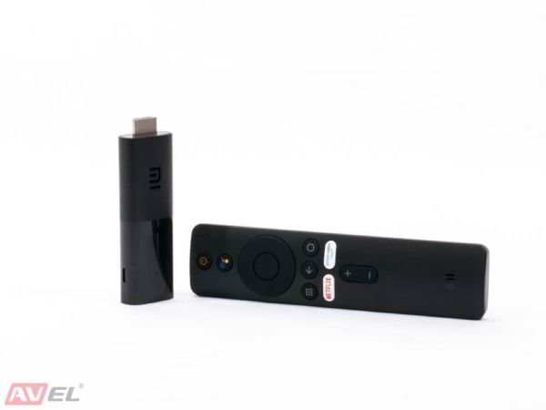 Встраиваемый Smart монитор для кухни AVS2404BM (черная рамка) + Xiaomi Mi TV Stick